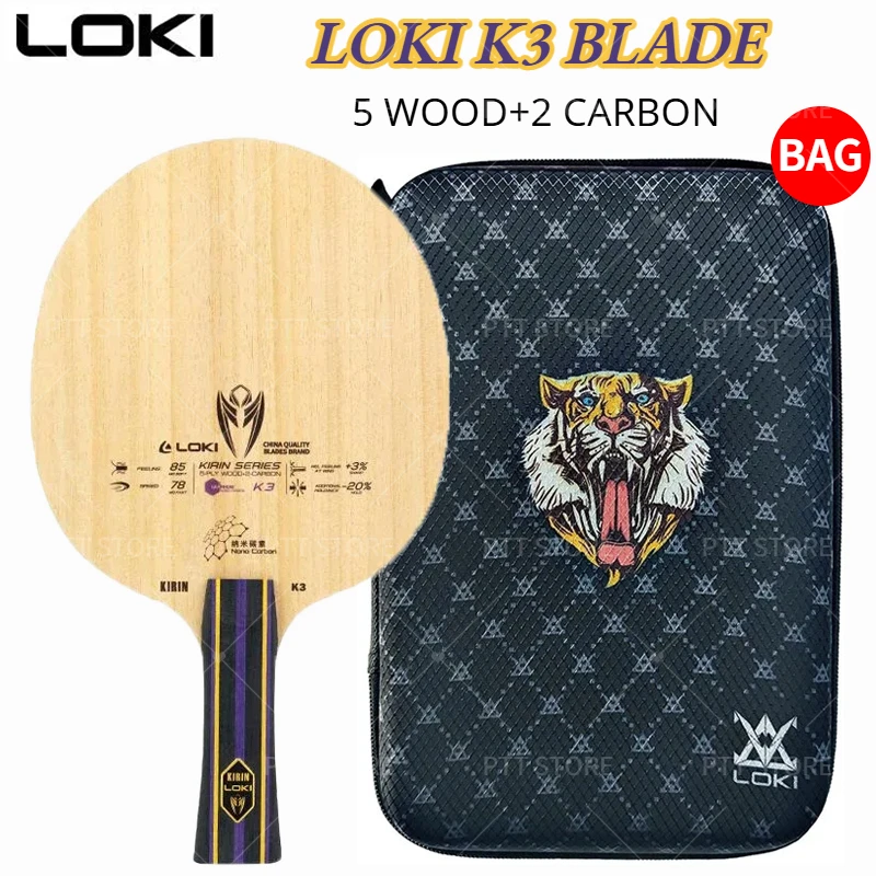 Table Tennis Bat Butterfly - Original LOKI Kirin K3 Table Tennis