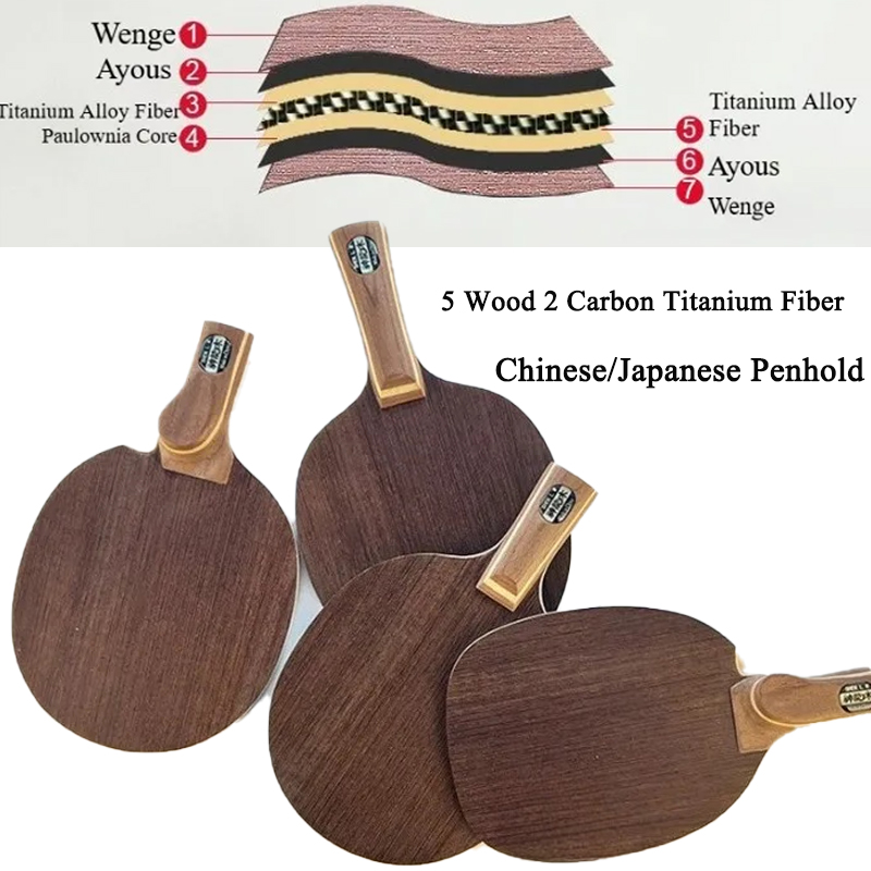 Table Tennis Game - Table Tennis Blade Chinese/Japanese Penhold 5