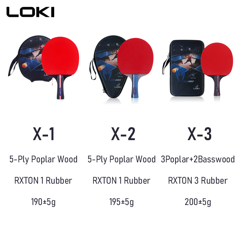 LOKI Table Tennis Racket X Ser - Table Tennis Bat Butterfly review and price