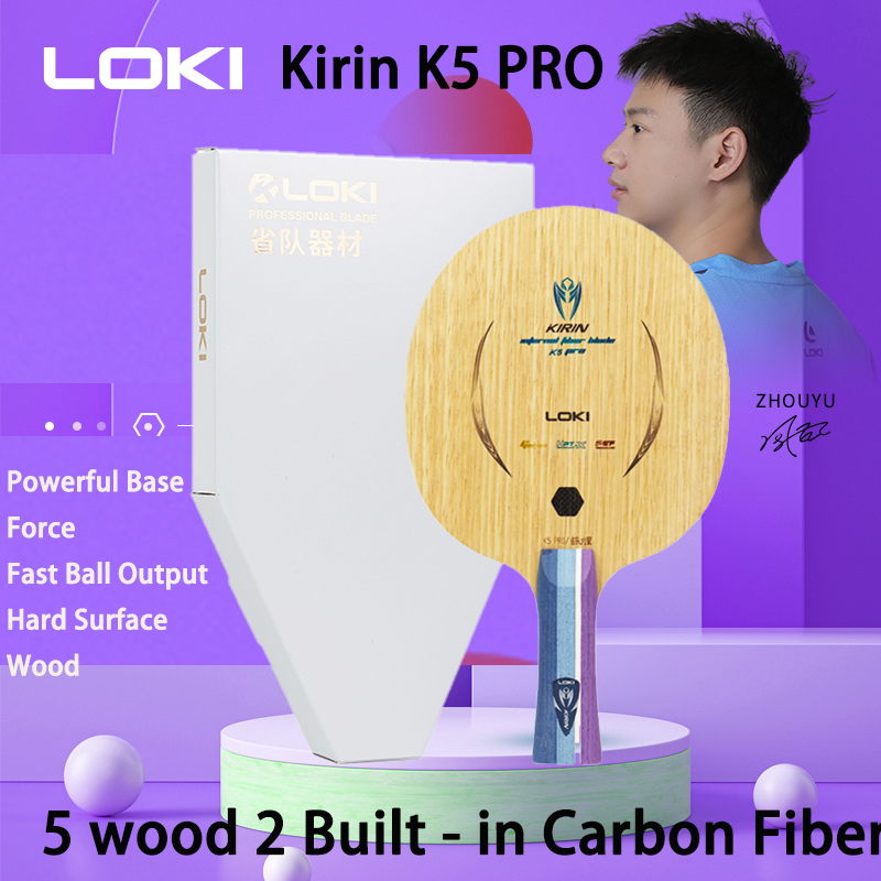LOKI Kirin K5 PRO 5 Wood 2 Inb - Table Tennis Bat Butterfly review and price