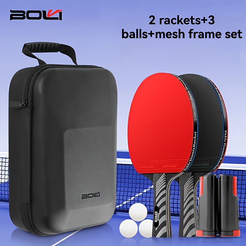 Boli Two-Paddle Three-Ball Net - Table Tennis Bat Butterfly review and price