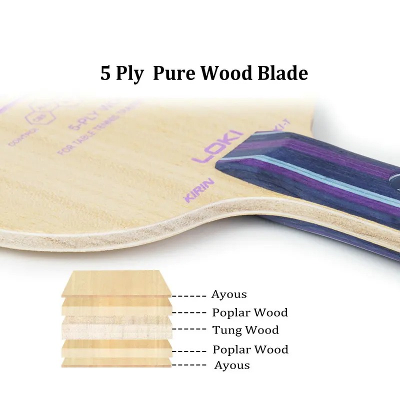 Loki Table Tennis Blade Kirin  - Table Tennis Bat Butterfly review and price