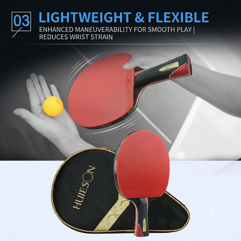 Hui Sheng 5-Star Carbon Table  - Table Tennis Bat Butterfly review and price