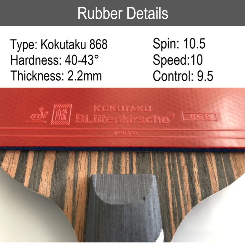 KOKUTAKU ITTF professional 4/5 - Table Tennis Bat Butterfly review and price